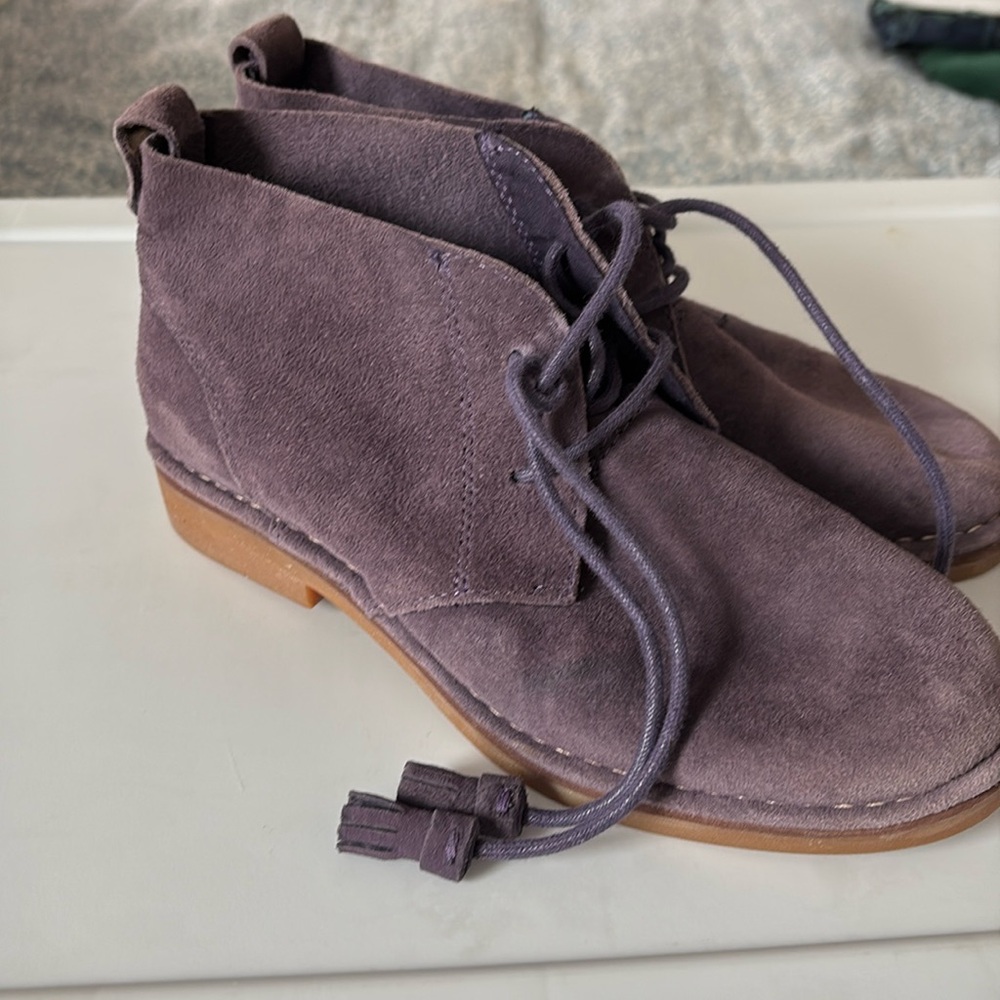 Hush puppies purple boots